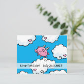 豚は日付はがきを除いて飛ぶ 案内ポストカード (スタンド正面)