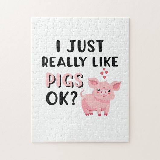 豚は本当に好き? ジグソーパズル (縦)
