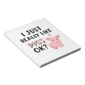 豚は本当に好き? ノートパッド (アングル)