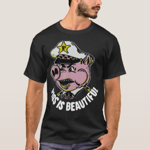 豚は美しい豚飼いの美しい Tシャツ
