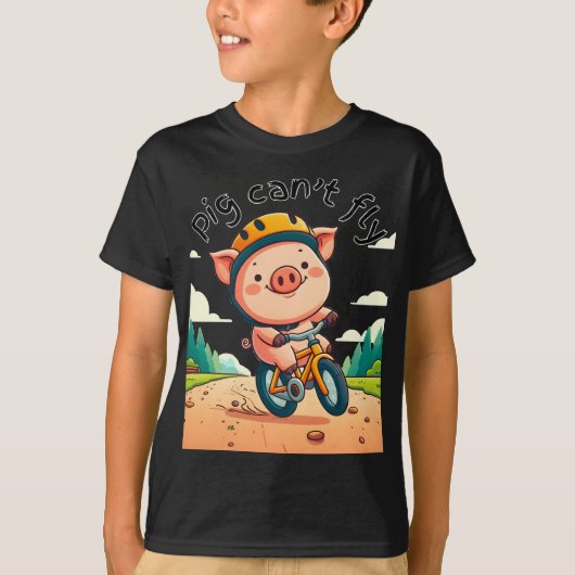 豚は飛べない。 Tシャツ (正面)