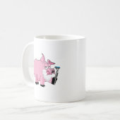 豚ひげ コーヒーマグカップ (正面左)