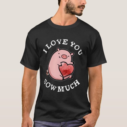豚ぶたをたくさん蒔くのが大好き Tシャツ (正面)