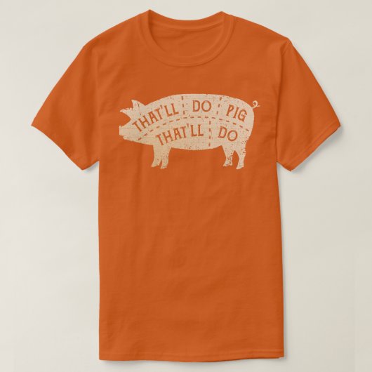 豚ぶとう Tシャツ (デザイン正面)