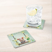 豚ぶりを振って スクエアペーパーコースター (インサイチュ)