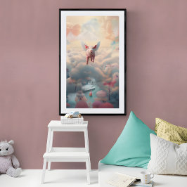 豚もしがパラダイスのポスターを飛ぶことができる ポスター