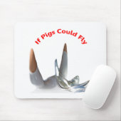 豚もしは飛ぶことができる マウスパッド (マウス)
