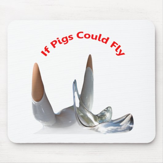 豚もしは飛ぶことができる マウスパッド (正面)