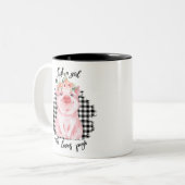 豚を愛するただの女の子 ツートーンマグカップ (正面左)