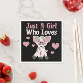 豚を愛する女の子 スタンダードカクテルナプキン (インサイチュ)