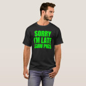 豚を見て遅くなってごめんなさい1 Tシャツ (正面フル)