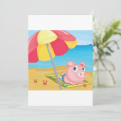 豚アットザビーチ招待状 招待状 (スタンド正面)