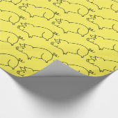 豚アニマルサンダー_コーブ ラッピングペーパー (角)