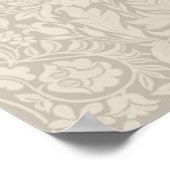 豚アンティークピギーかわいいヴィンテージイラストレーション ポスター (角)