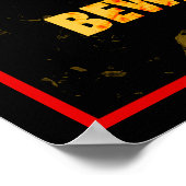 豚インフルエンザ – パンデミックに注意! ポスター (角)