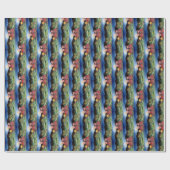 豚インブランケットロマンチックな夜の月包み紙 ラッピングペーパー (フラット)