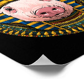 豚エジプトのファラオ歴史学者90 ポスター (角)