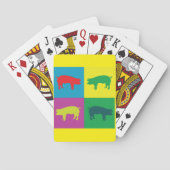 豚カラフルトランプ トランプ (裏面)