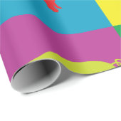 豚カラフル包装紙 ラッピングペーパー (ロールコーナー)