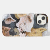 豚ガロア iPhoneケース (裏面横)