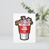 豚ガンプ ポストカード (スタンド正面)