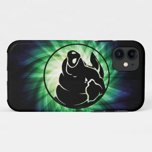 豚クール頭 Case-Mate iPhoneケース (裏面(横))