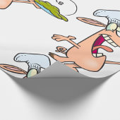 豚シェフと食べ物 ラッピングペーパー