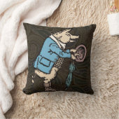 豚ジャケット ピギー かわいい フォーマル アンティーク クッション (ブランケット)