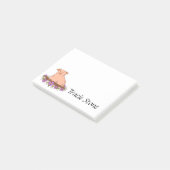 豚パーソナライズされた付箋 ポストイット (アングル)