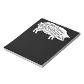 豚パーツフードBBQフィリピン人アドボラバーズギフト ノートパッド (回転)