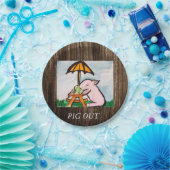 豚プレート ペーパープレート (パーティー)