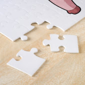 豚ボーリングボウリングボール ジグソーパズル (側面)