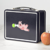 豚ボーリングボウリングボール メタルランチボックス (インサイチュ)