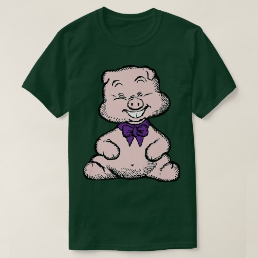 豚マンガアートプレミアム Tシャツ (デザイン正面)