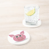 豚マンガ顔 コースター (側面)