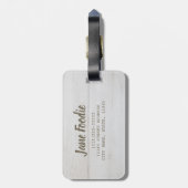 豚メダリオンテンダーロインにジャガイモと豆を添えた ラゲッジタグ (裏面縦)