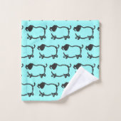 豚ユーモアのある年2019選択カラー2バスT バスタオルセット (ウォッシュタオル)