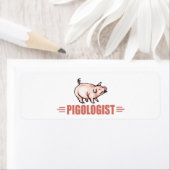 豚ユーモアのある類 ラベル (インサイチュ)