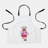 豚ランニングの エプロン (正面)