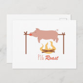 豚ロースト ポストカード (正面/裏面)