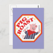 豚ロースト ポストカード (正面/裏面)