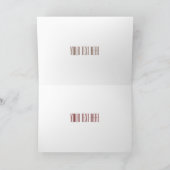 豚ロースト/豚ローストカートゥーンイラストレーション カード (内部)