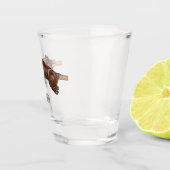 豚ロースト/豚ローストカートゥーンイラストレーション ショットグラス (右)