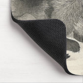 豚中国の年のカスタム贈物 マウスパッド (コーナー)