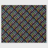 豚中国の新年〔占星術の〕十二宮図誕生日包装P ラッピングペーパー (フラット)