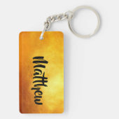 豚中国の新年〔占星術の〕十二宮図誕生日名キーチェーン キーホルダー (裏面)