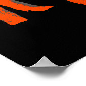 豚中国の金ゴールドLポポップ・アートのスター ポスター (角)