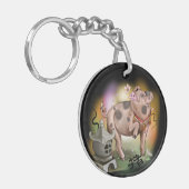 豚中国の〔占星術の〕十二宮図年 キーホルダー (正面左)