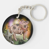 豚中国の〔占星術の〕十二宮図年 キーホルダー (裏面)