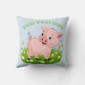 豚以外の食べ物 クッション (裏面)